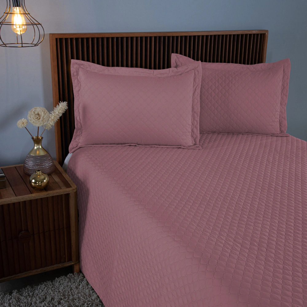 Kit Cobre Leito Matelado Comfort — Microfibra