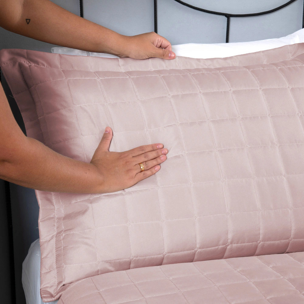 Porta-Travesseiro Matelado | Microfibra Soft | Aba Americana | Linha Soft