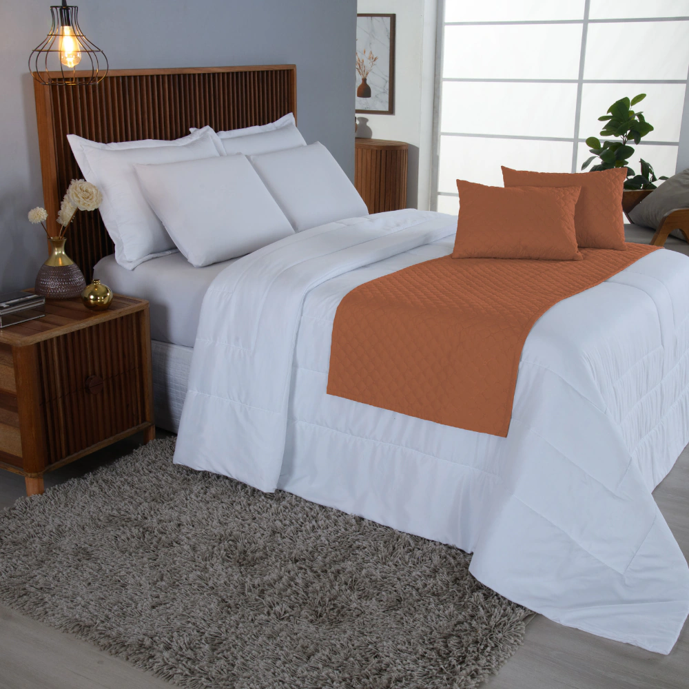 Kit Comfort Peseira de Cama com Almofadas