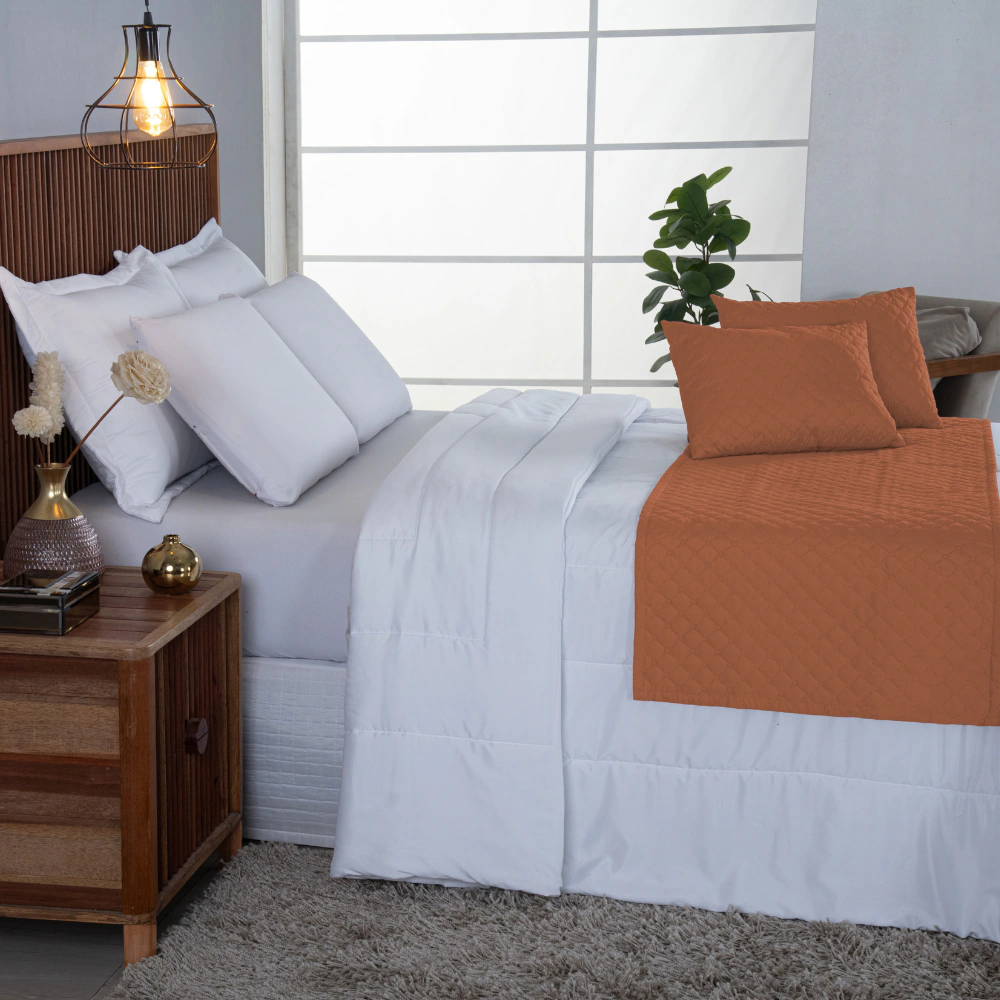Kit Comfort Peseira de Cama com Almofadas