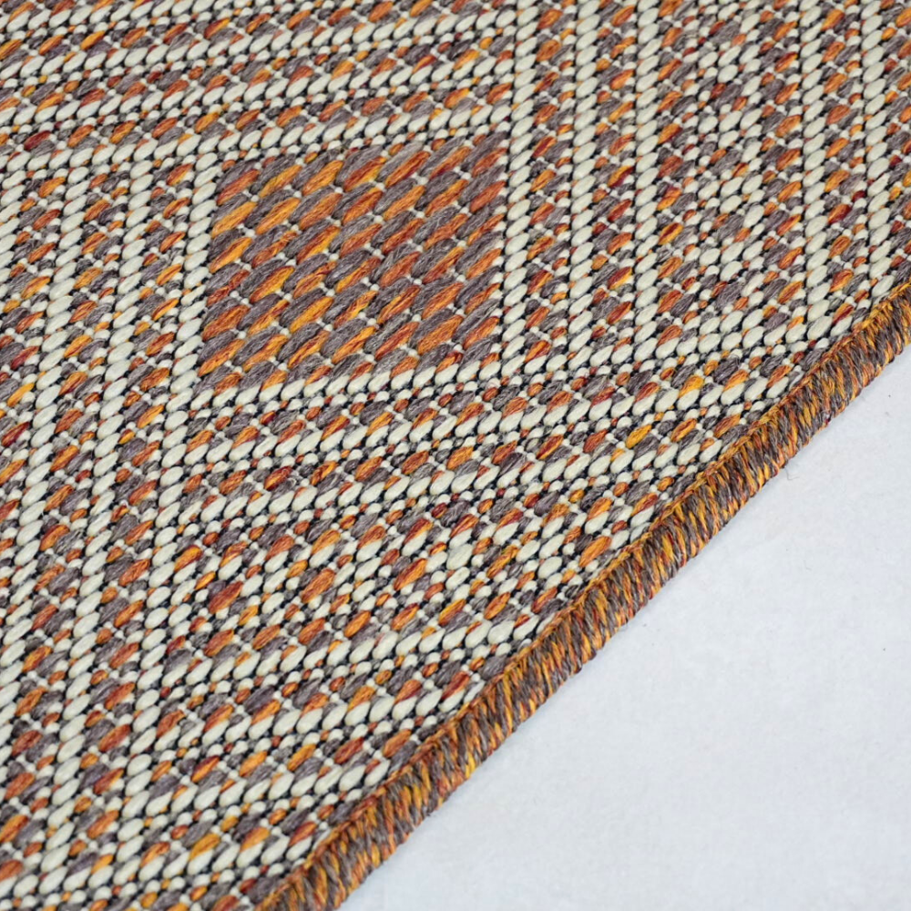 Tapete Passadeira Antiderrapante Sisal – Terracota